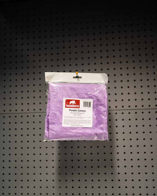 Mammoth Extra Soft Buffing Cloth - Purple Canary