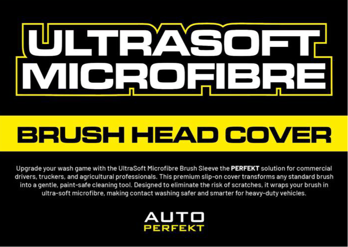 Ultrasoft Microfibre Brush Head Cover