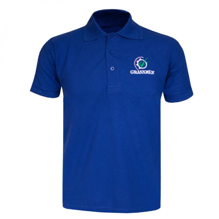 Grassmen Royal Blue Polo Shirt