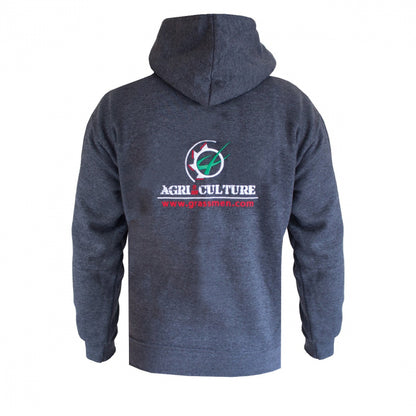 Grassmen Agri is our Culture Hoodie Charcoal Grey