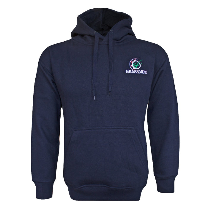 Grassmen Always Protect Your Shaft Navy Hoodie